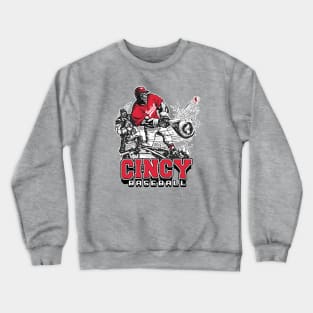 Cincy Big Stick Baseball Crewneck Sweatshirt